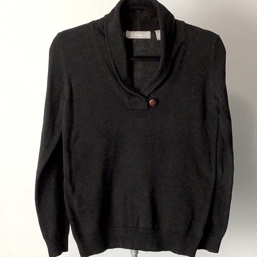 LIZ CLAIBORNE Shawl Collar Sweater